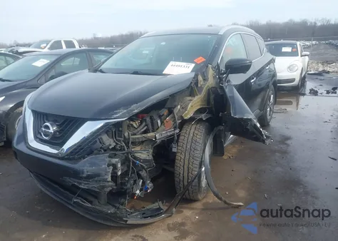 2017 Nissan Murano Sl from USA, damaged, VIN 5N1AZ2MH9HN153850